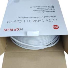 CP Plus 3+1 Coaxial CCTV Cable | 90m | High-Quality Signal Transmission