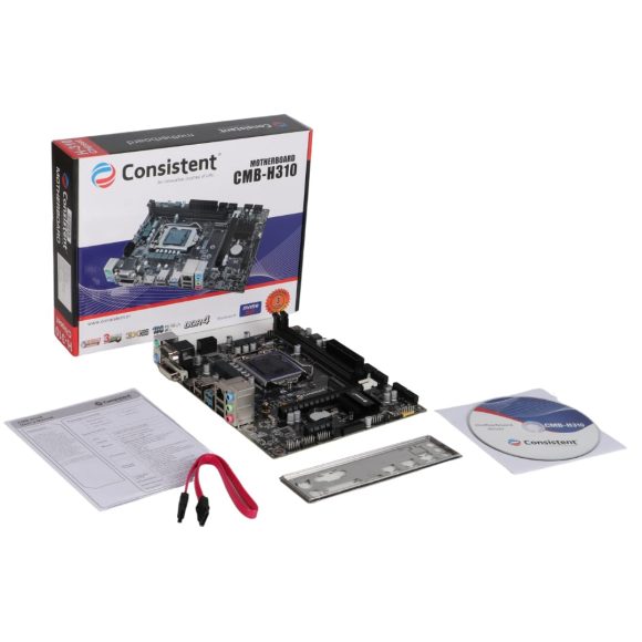 Consistent H310 Motherboard | 8th & 9th Gen | DDR4 | GMA 950 - Image 2