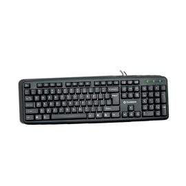 Consistent SK101 Wired Keyboard | Full-Size | USB Plug & Play | Spill-Resistant