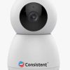 Consistent Mini 3MP WiFi Pan-Tilt Security Camera | 360° View | Night Vision