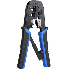 FEDUS Ethernet Crimping Tool | RJ45, RJ12, RJ11 | Cut, Strip & Crimp