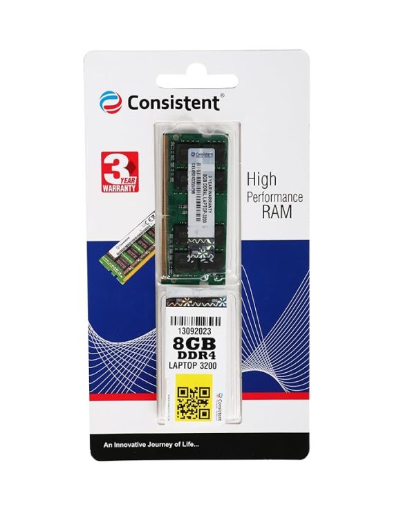 Consistent 8GB DDR4 3200MHz Laptop RAM | Plug & Play | 3Y Warranty - Image 3