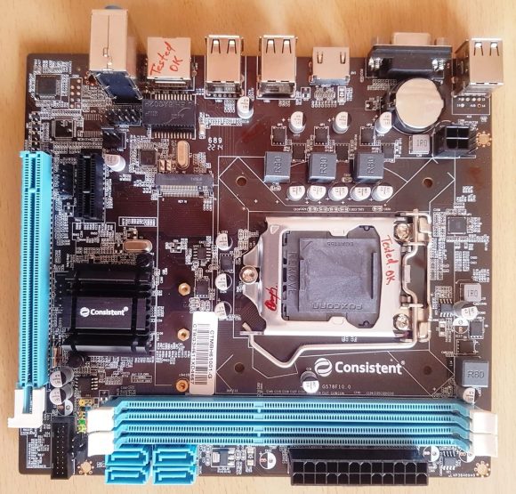 Consistent CMB H61 DDR3 Motherboard with NVMe